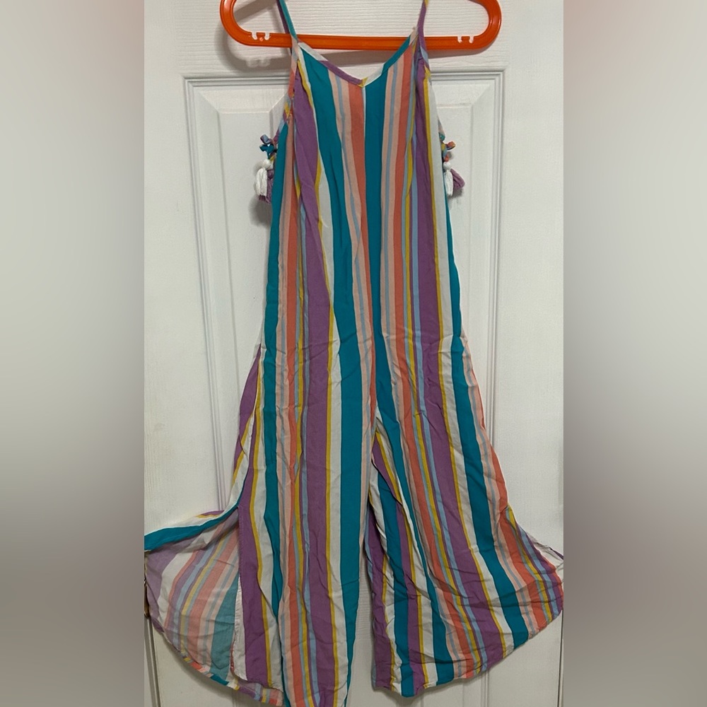 Art Class Flowy Romper - Size S (6/6x)